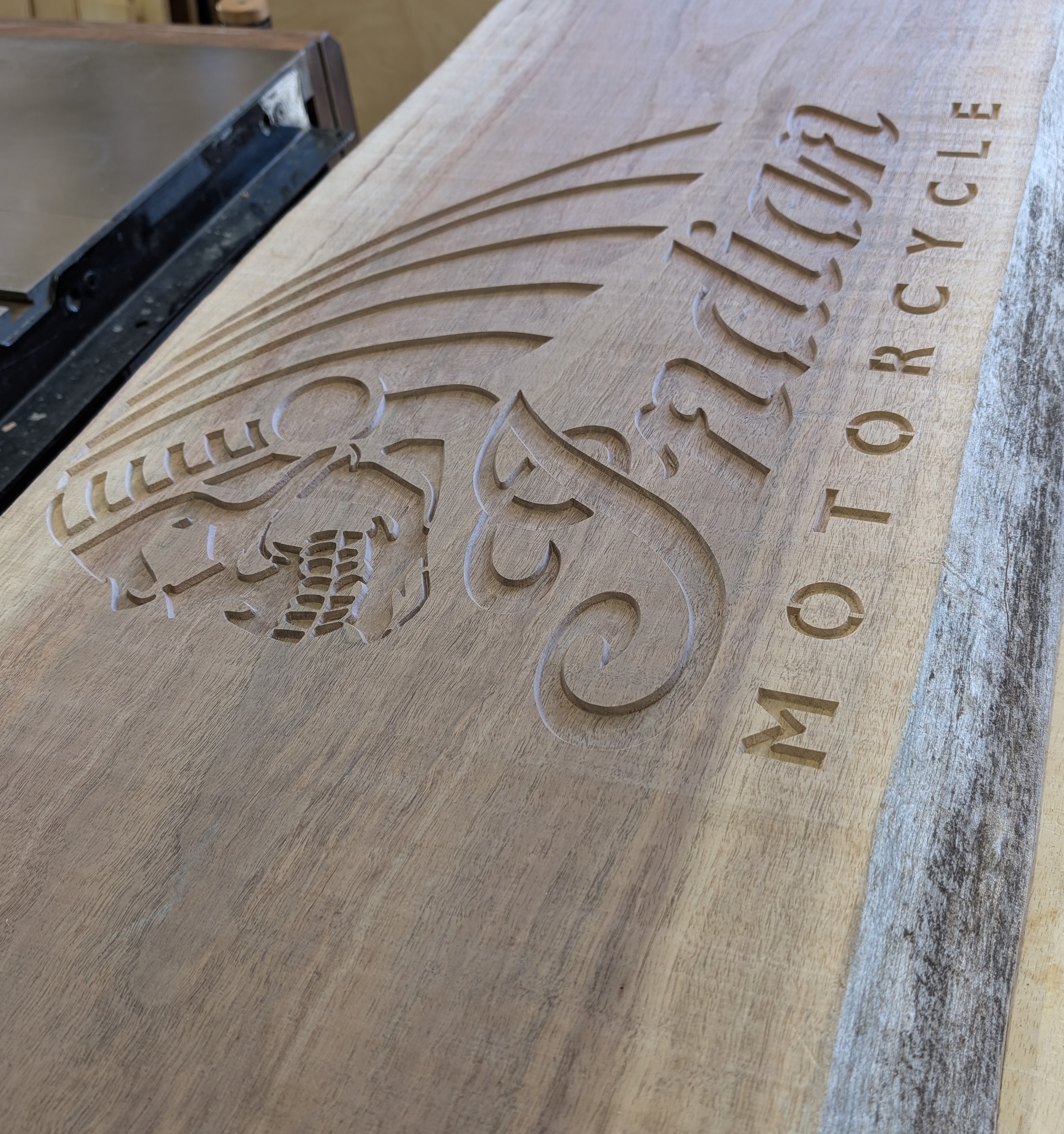 Custom CNC engraved piece